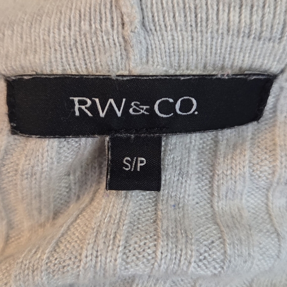 RW&CO. Light Grey Women's Open Cardigan Size Small - Picture 5 of 5